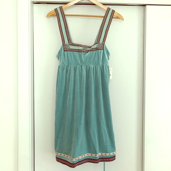 ice blue velvet dress